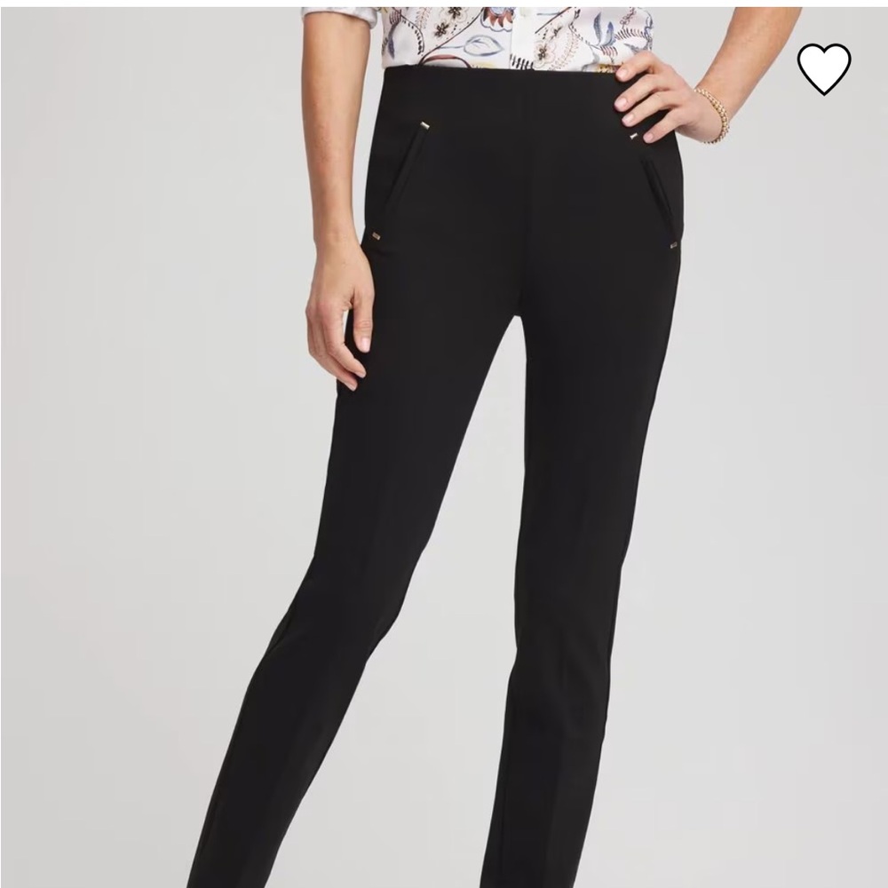 Chico's Juliet slim detail Ponte